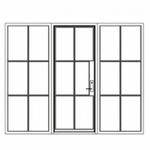 Breeze 6 Sidelights - Single Square