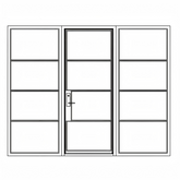 Breeze 4 Sidelights - Single Square