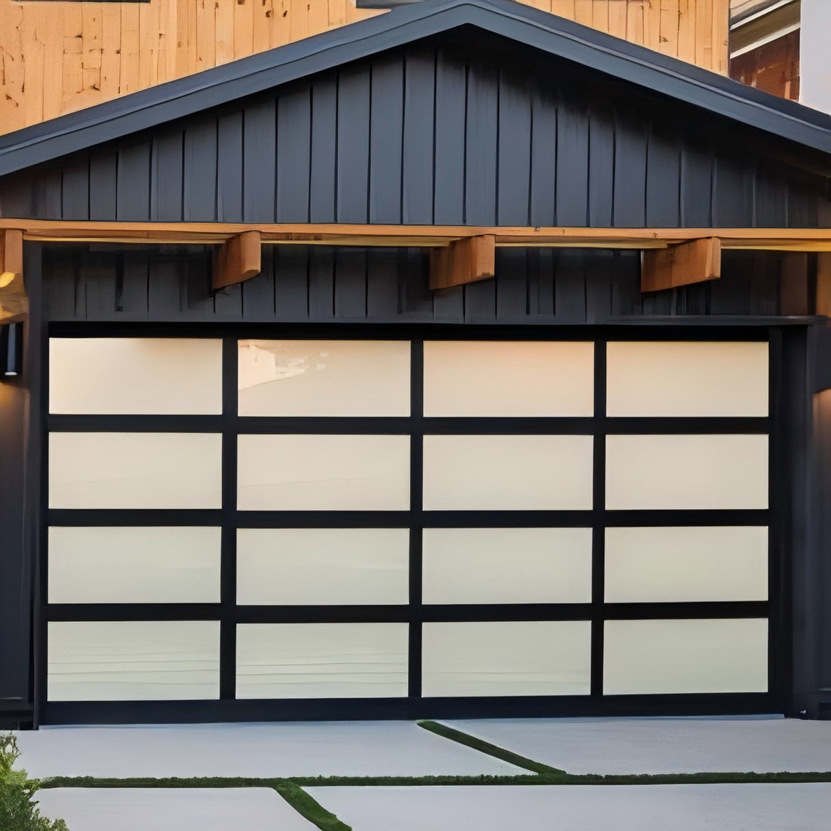French Style Aluminum Garage Door