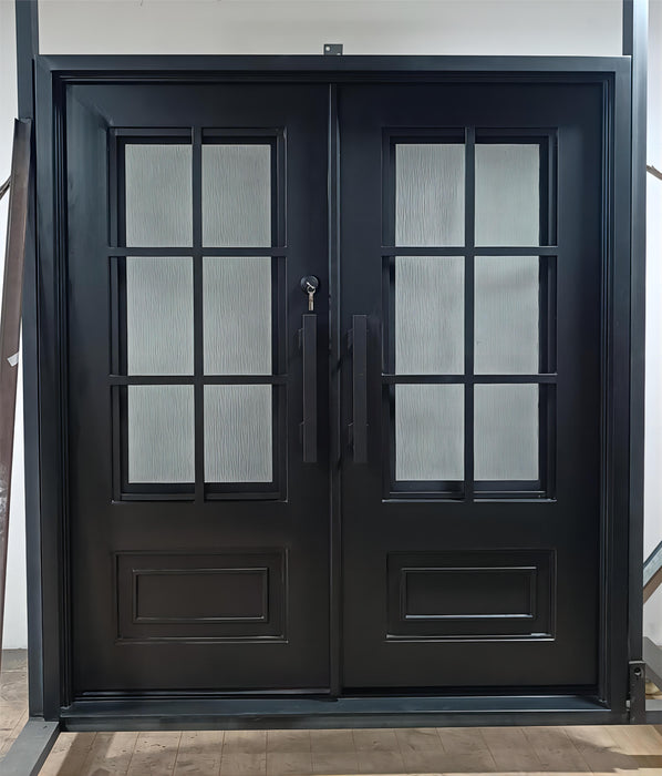 Iron Entry Double Door