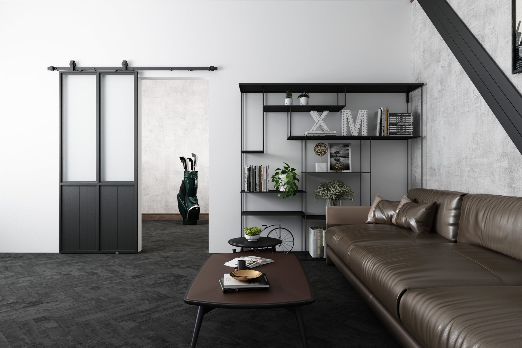 Custom Order - Interior Steel 2 Lite Single with Kickplate