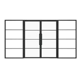 Interior 4 lite double with sidelights