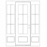 Lion 6 lite Sidelight - Single Square
