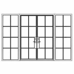 Breeze 8 Sidelights - Double Square
