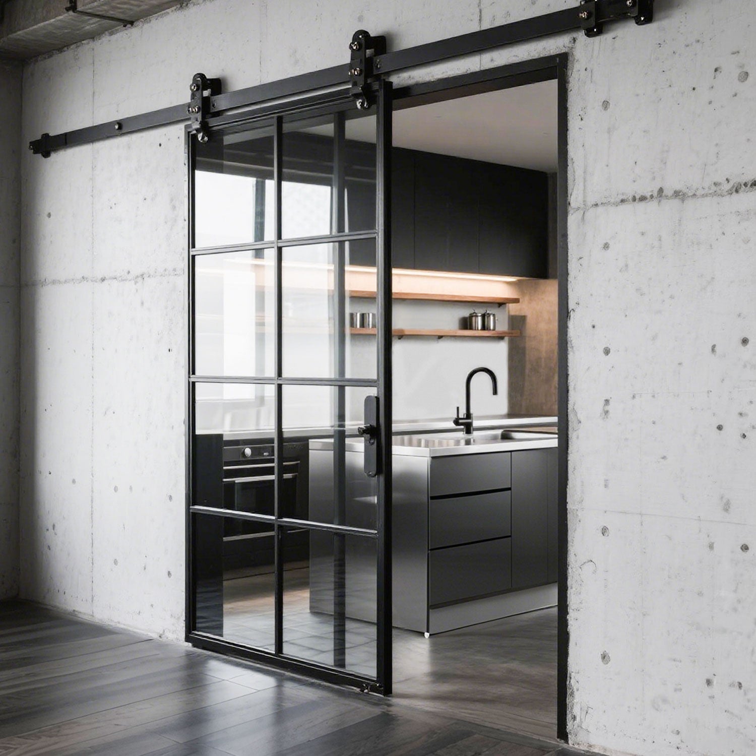 Barn door - 6 lite