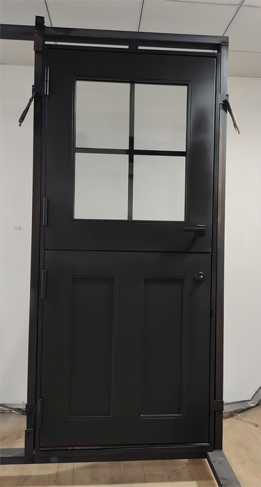 Iron Dutch Single Door - 4 lite