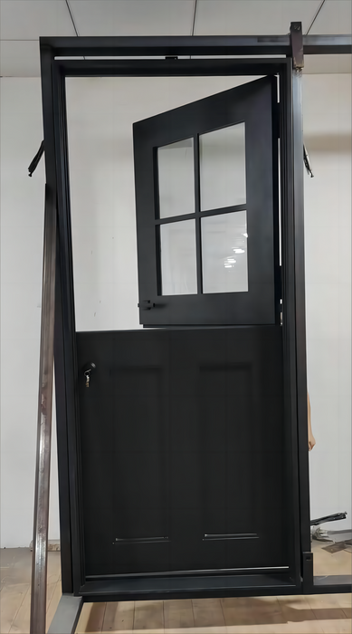 Iron Dutch Single Door - 4 lite