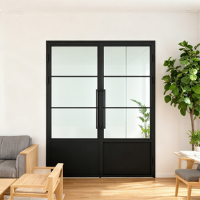 Interior 3 lite double with kickplate