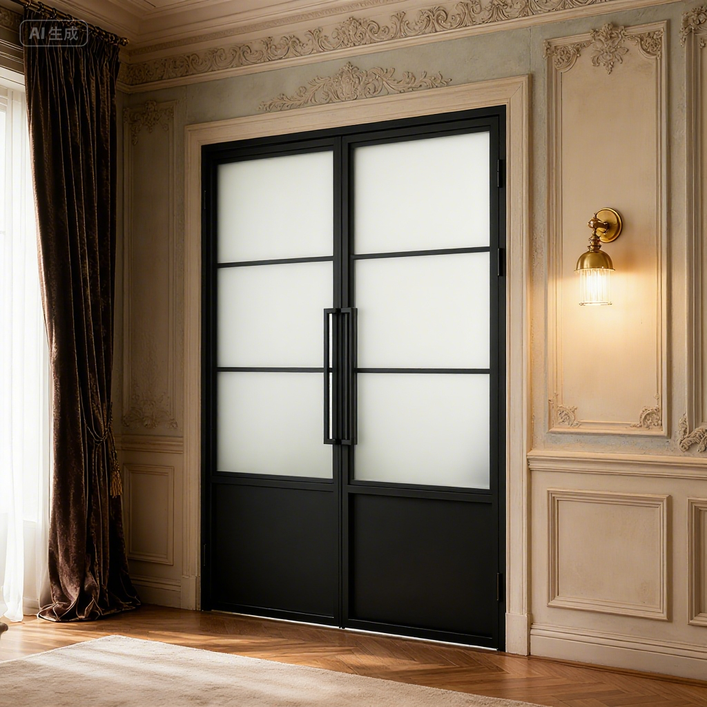 Interior 3 lite double with kickplate