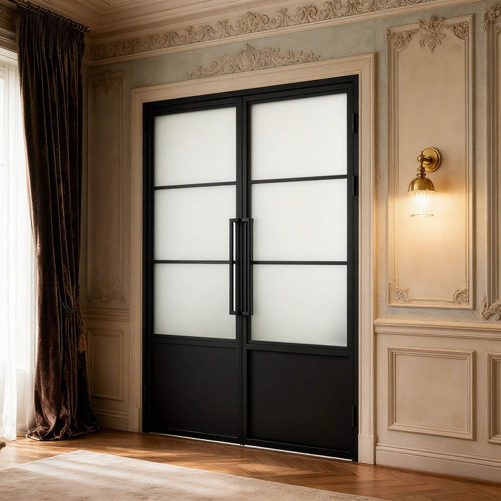 Interior 3 lite double with kickplate