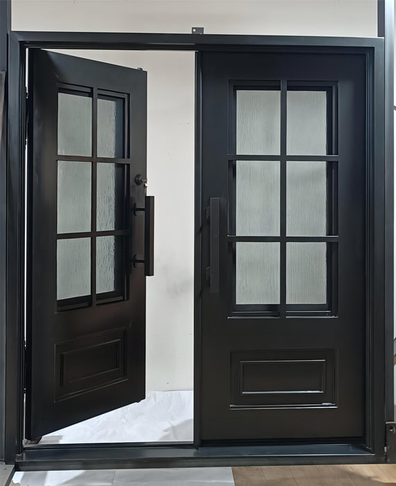 Iron Entry Double Door