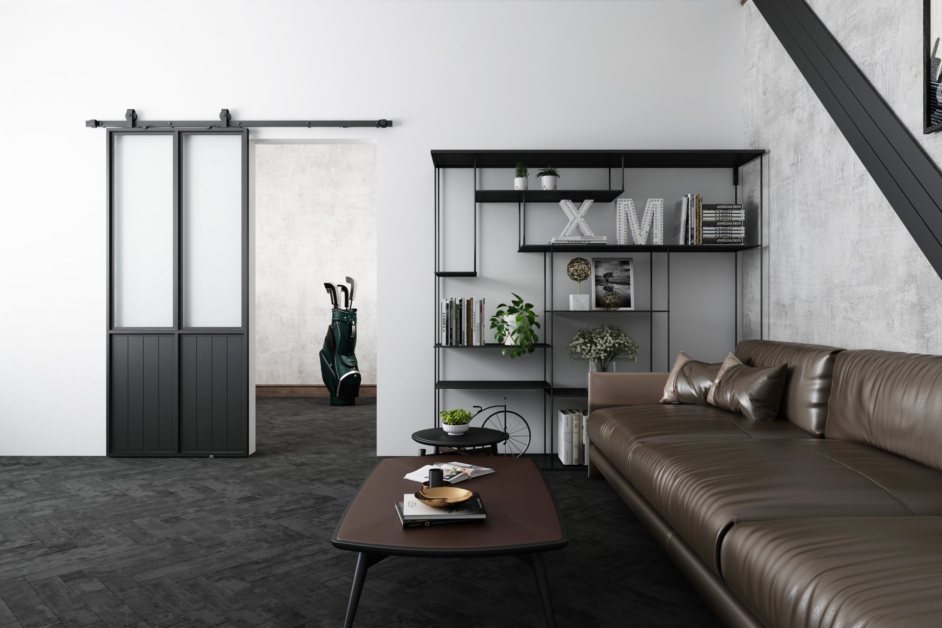 Interior Steel 2 Lite Single with Kickplate