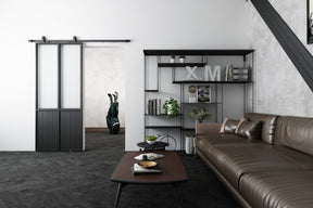 Custom Order - Interior Steel 2 Lite Single with Kickplate