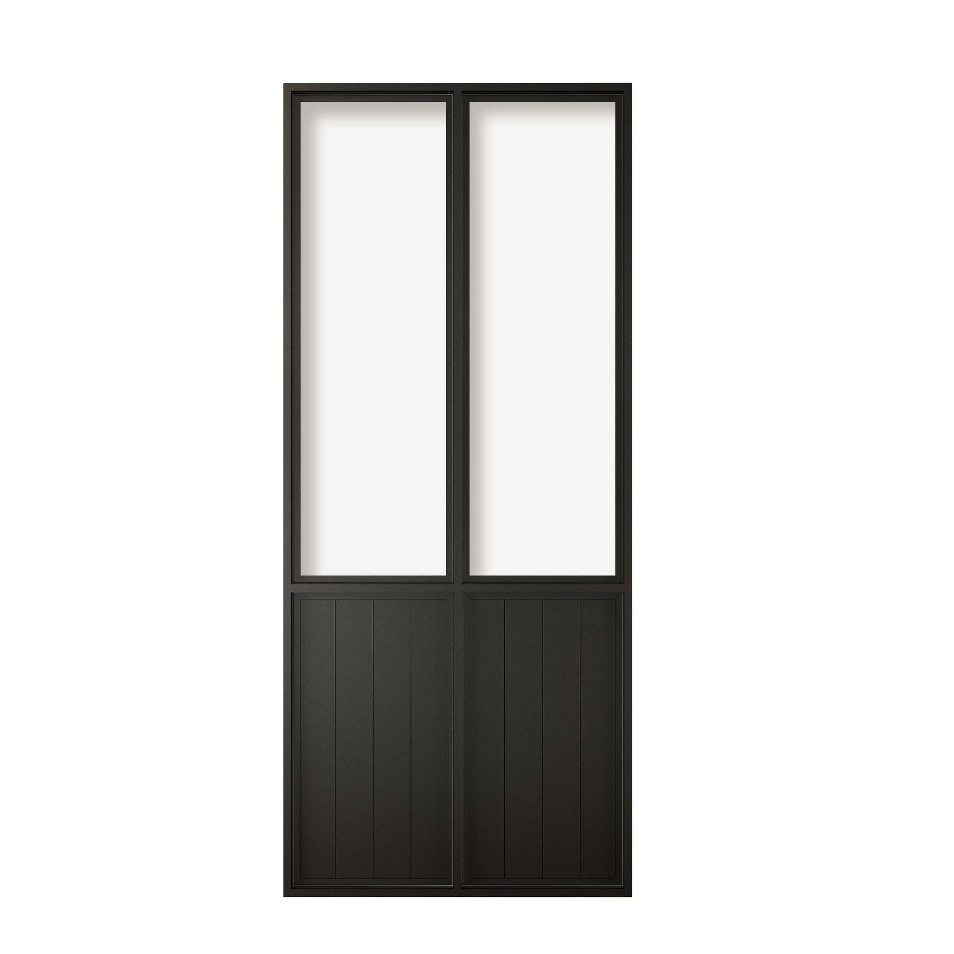 Custom Order - Interior Steel 2 Lite Single with Kickplate