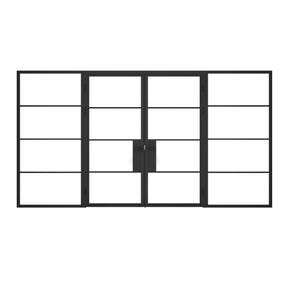 Interior 4 lite double with sidelights