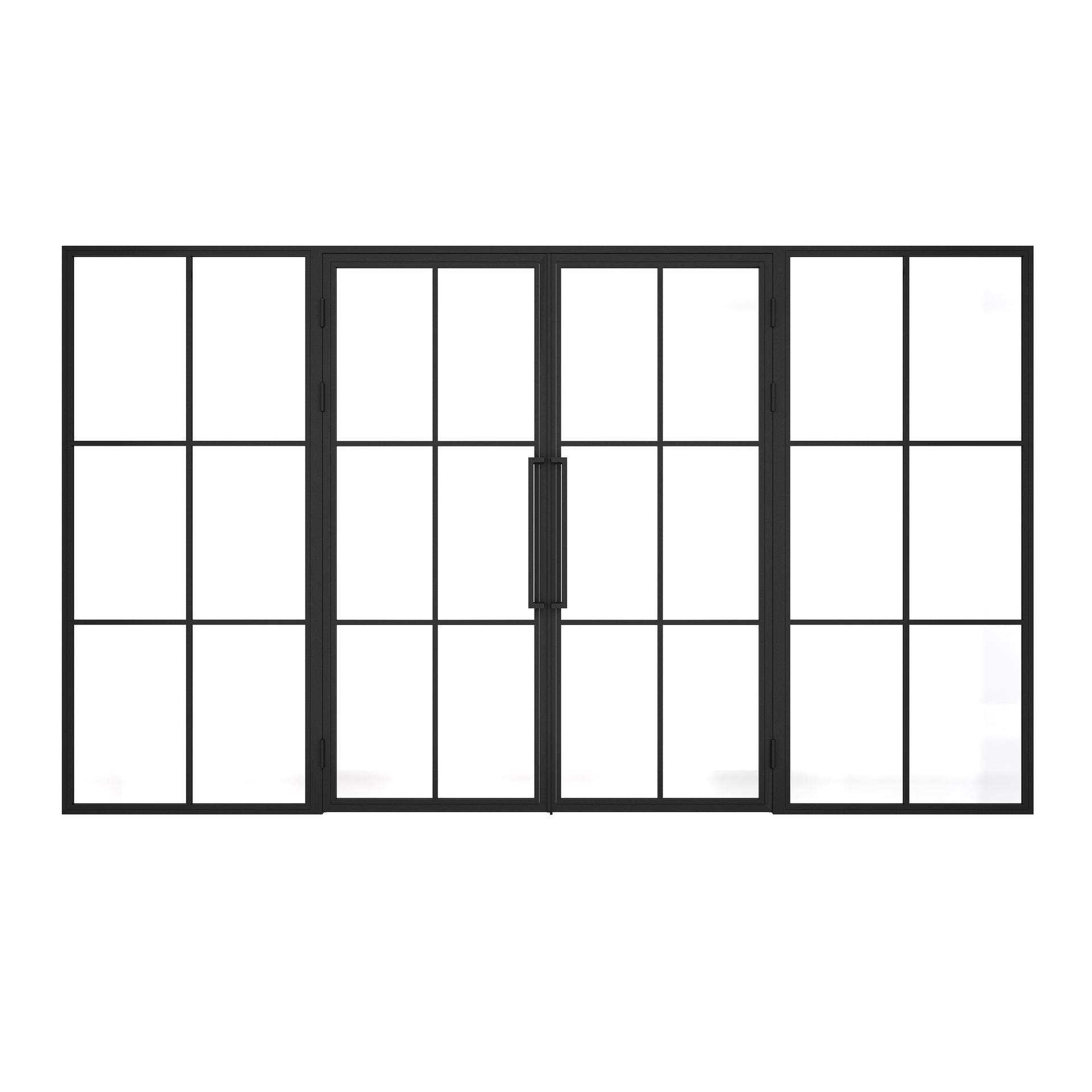 Interior - 6 lite double with sidelights