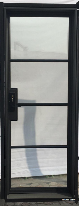 French Steel Door 4-Lites Single Door