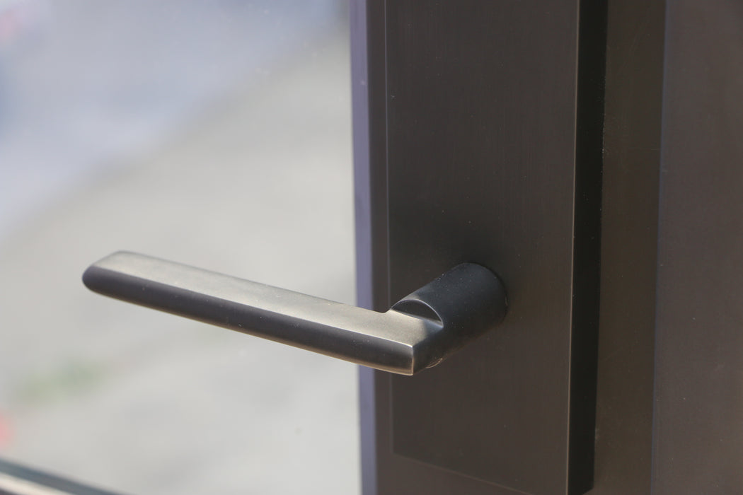 French Steel Double Door 6-Lites with Kickplates